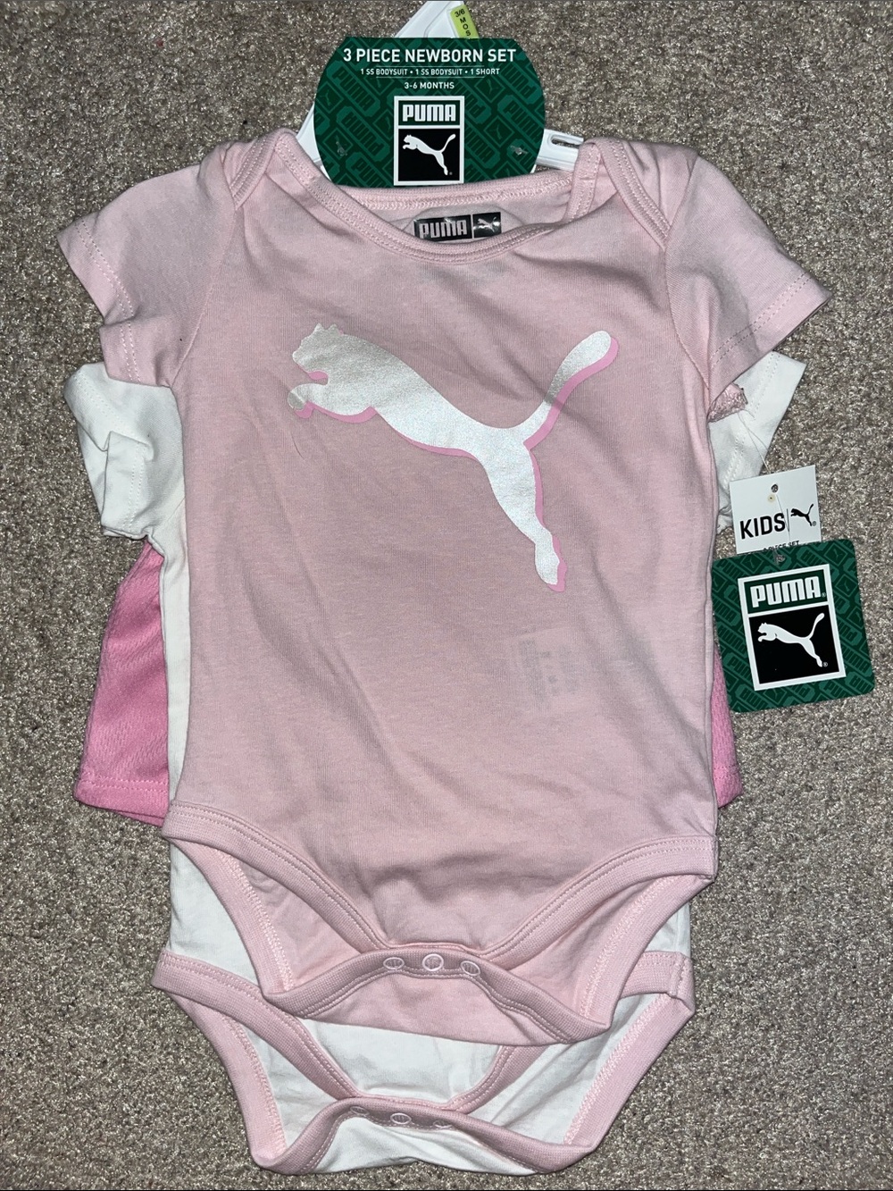 NWT Puma Baby Girls 3 piece set sz 3-6m